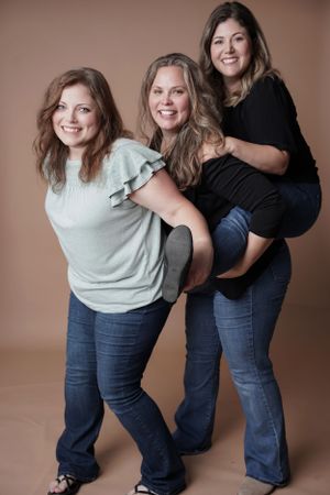 funny image with three woman