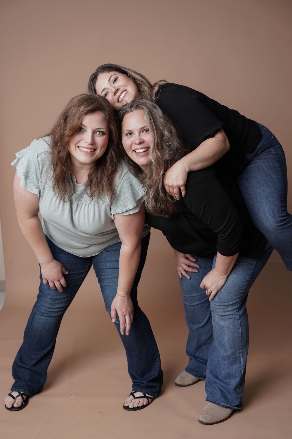 team photo of three women
