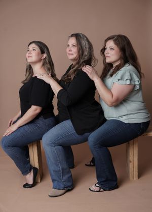 team of three women photographers