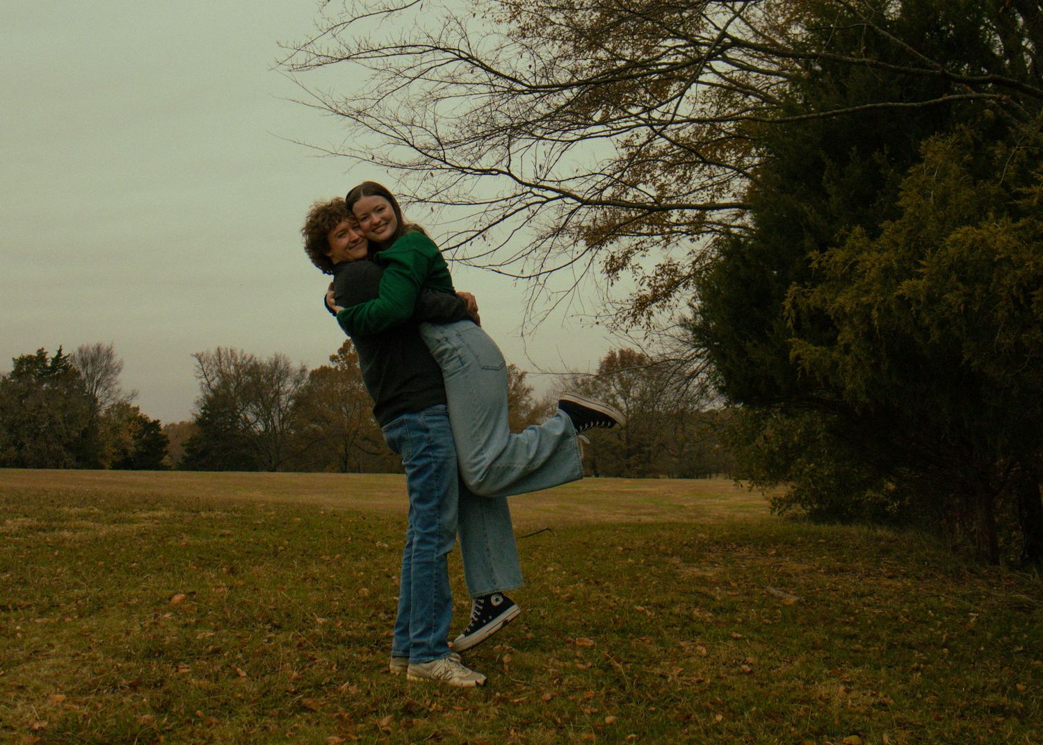 winter couples session
