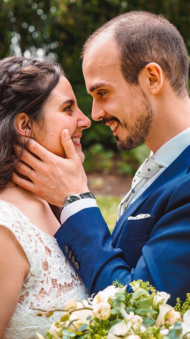Photo de mariage, couple photographié par Chloé Cabanes