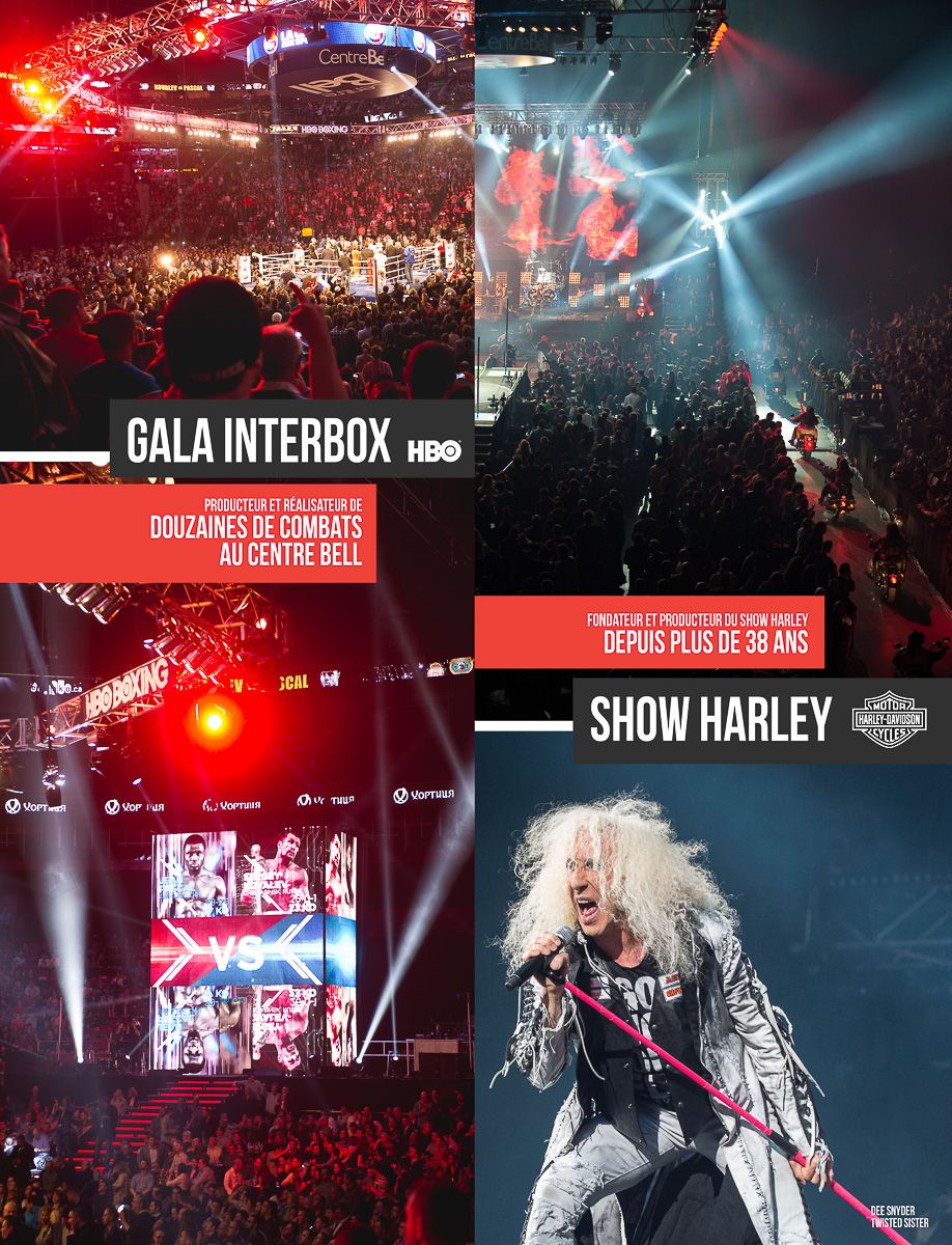 Graphisme pour MTL PROD revue corporative promotionnelle