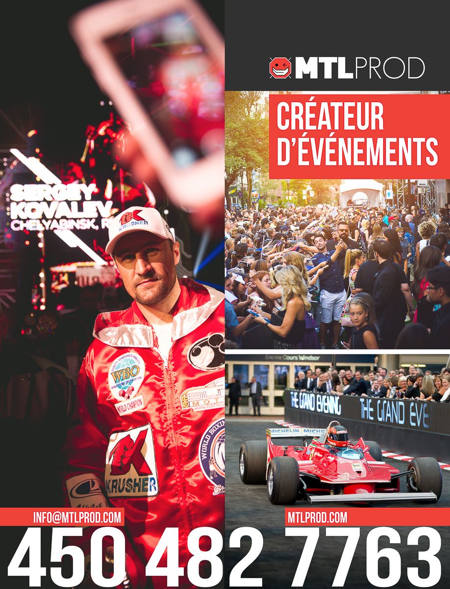 Graphisme pour MTL PROD revue corporative promotionnelle