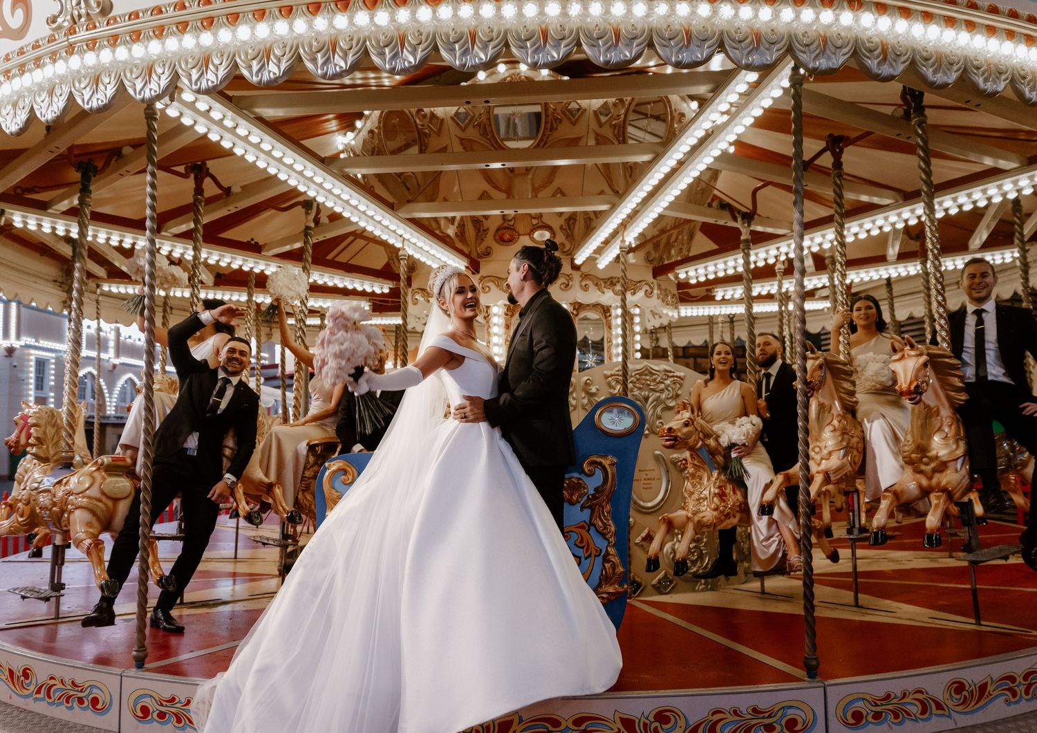 Dreamlife Wedding Photography Sydney photographs a beautiful wedding at Luna Park in NSW, Australia