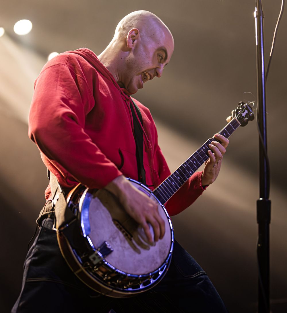 show me the body, banjo, hardcore, Julian Cashwan Pratt, concert photography, the factory at deep ellum, knocked loose