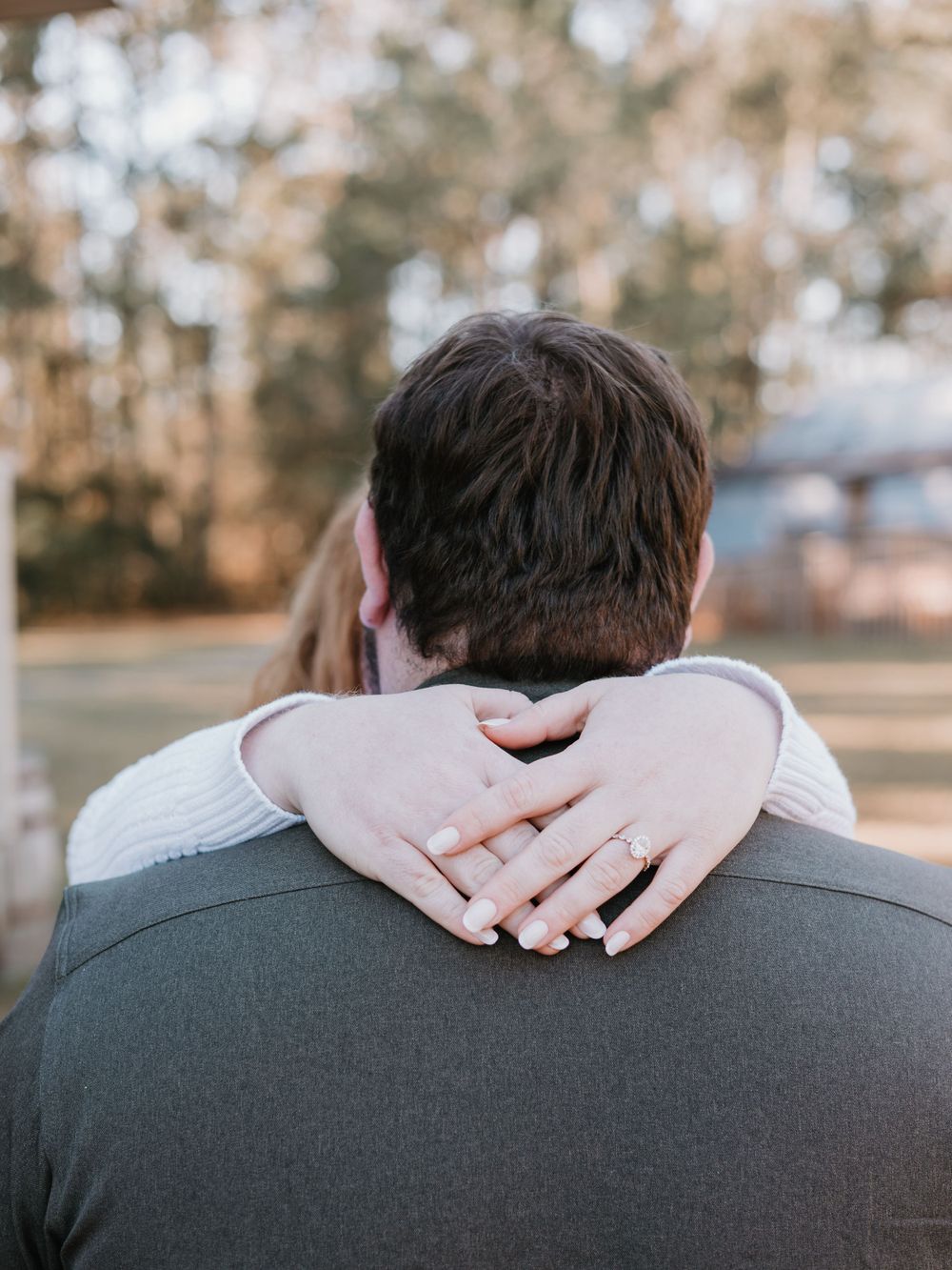 Ring shot from engagement session