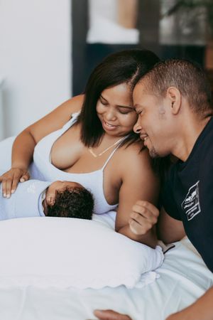 Intimate couple embraces in romantic four-part photo series showing tender moments and affection between them.