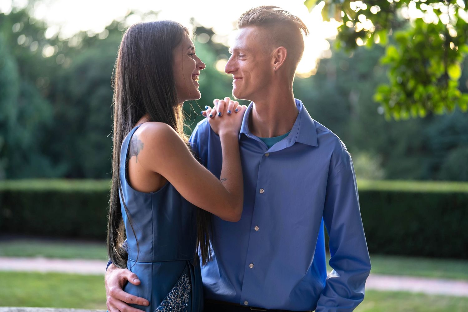 Engagement Photo at Jeffrey Mansion columbus