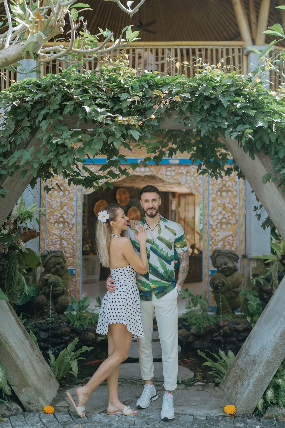 Romantic couple photoshoot services in Bali at The Wakanda Ubud