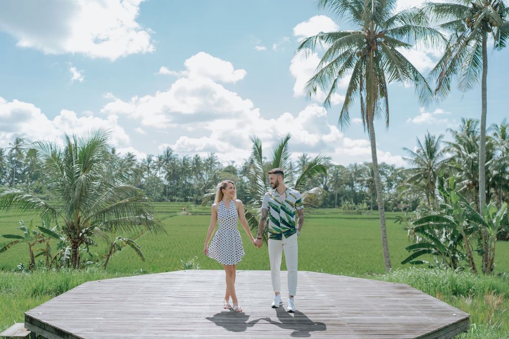 Romantic couple photoshoot services in Bali at The Wakanda Ubud