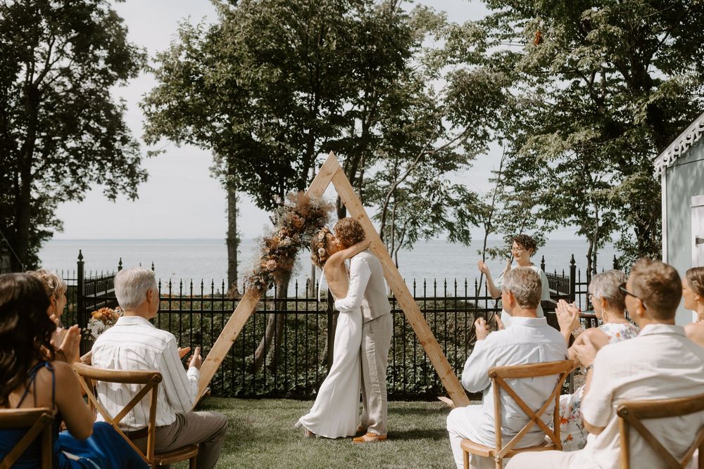A candid, intimate wedding photography in Grimsby, Ontario