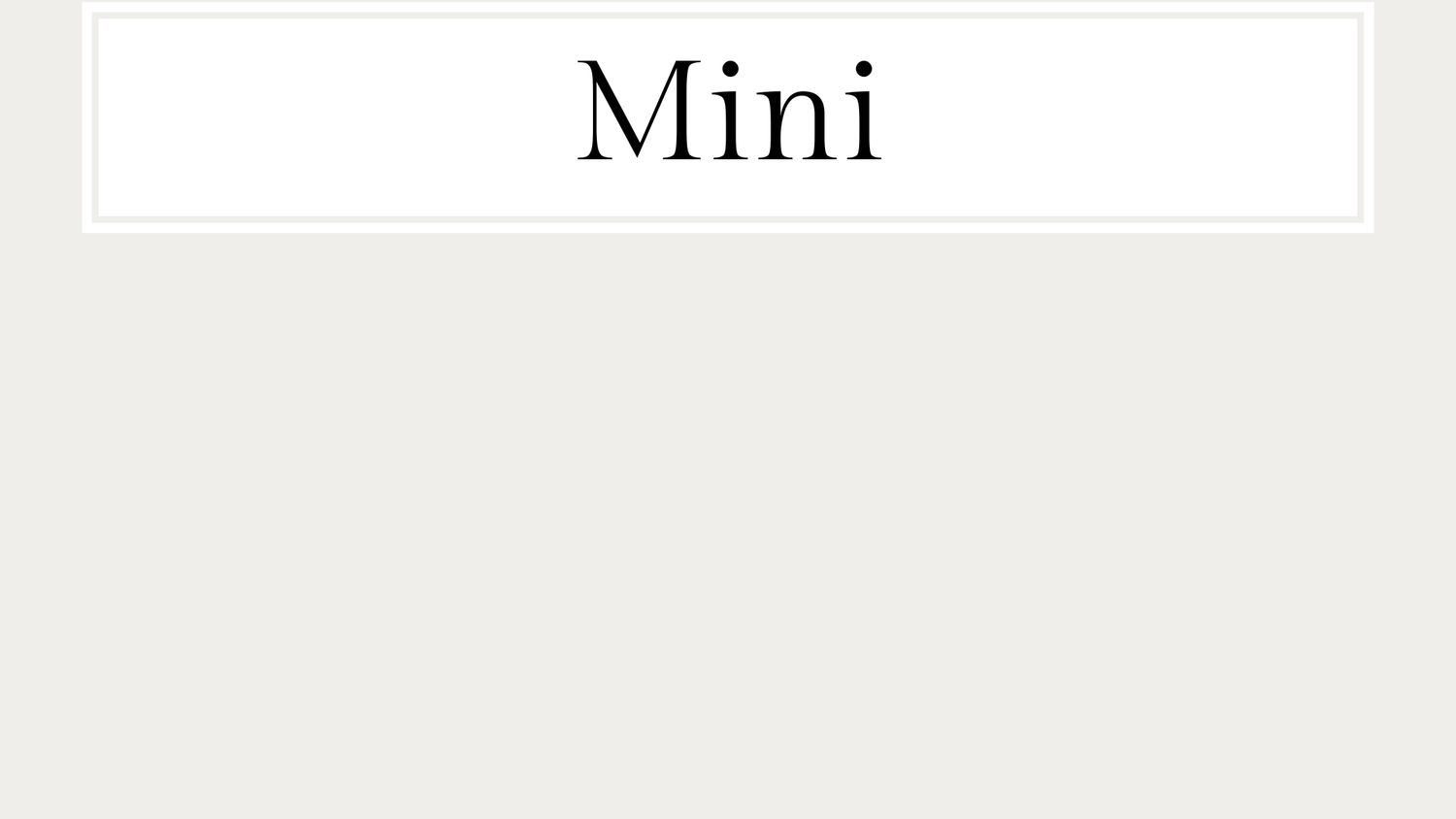 mini