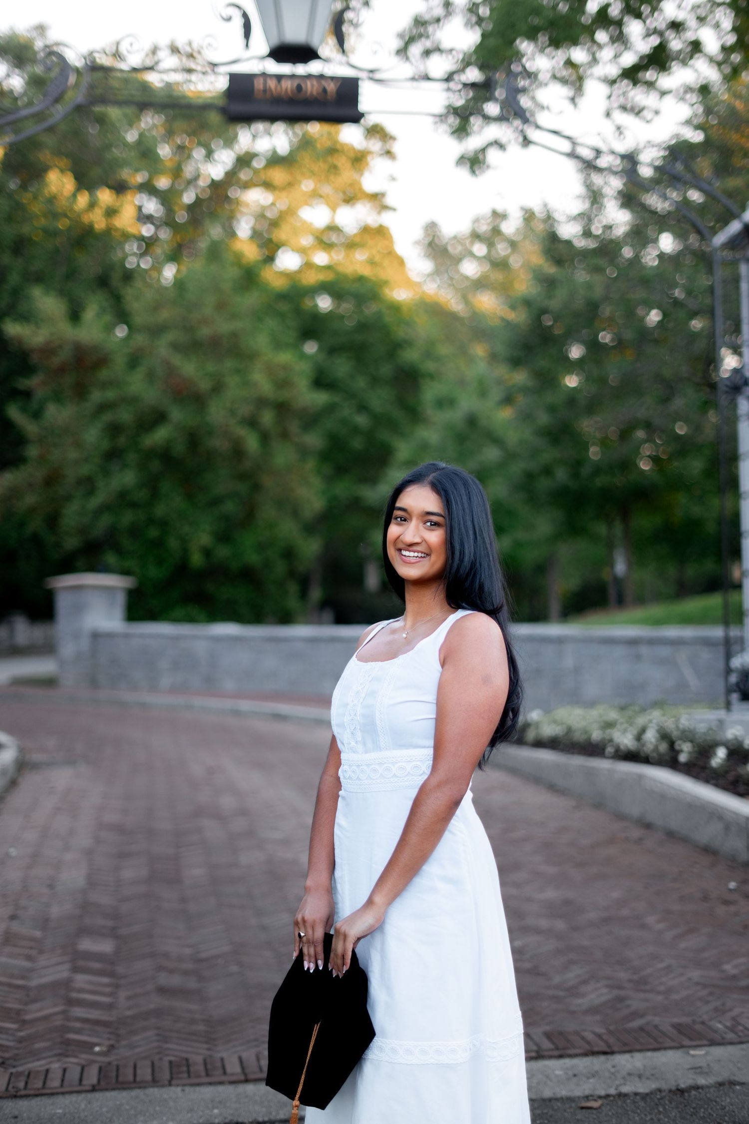 Emory student grad photos in atlanta Georgia before commencement