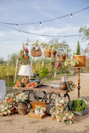 Destination Photography - Tuscan Vineyard Dinner in Italy at Quercia Al Poggio