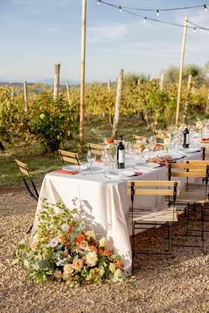 Destination Photography - Tuscan Vineyard Dinner in Italy at Quercia Al Poggio