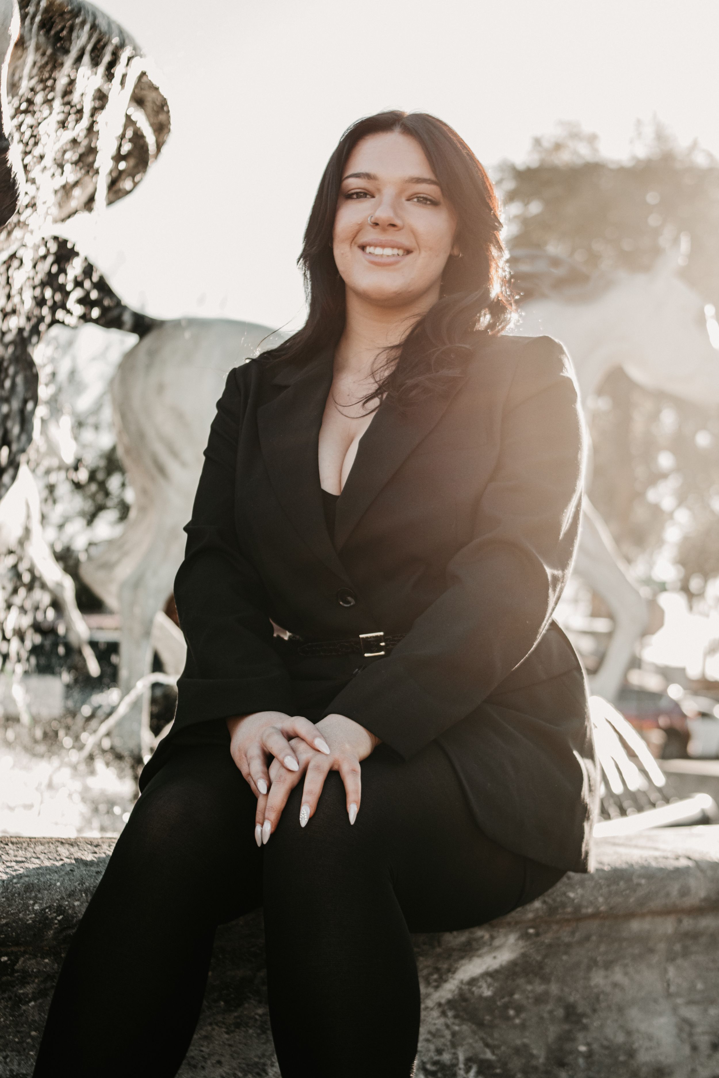 Outdoor graduation portraits photographed in Phoenix Arizona by BOSC Photography.