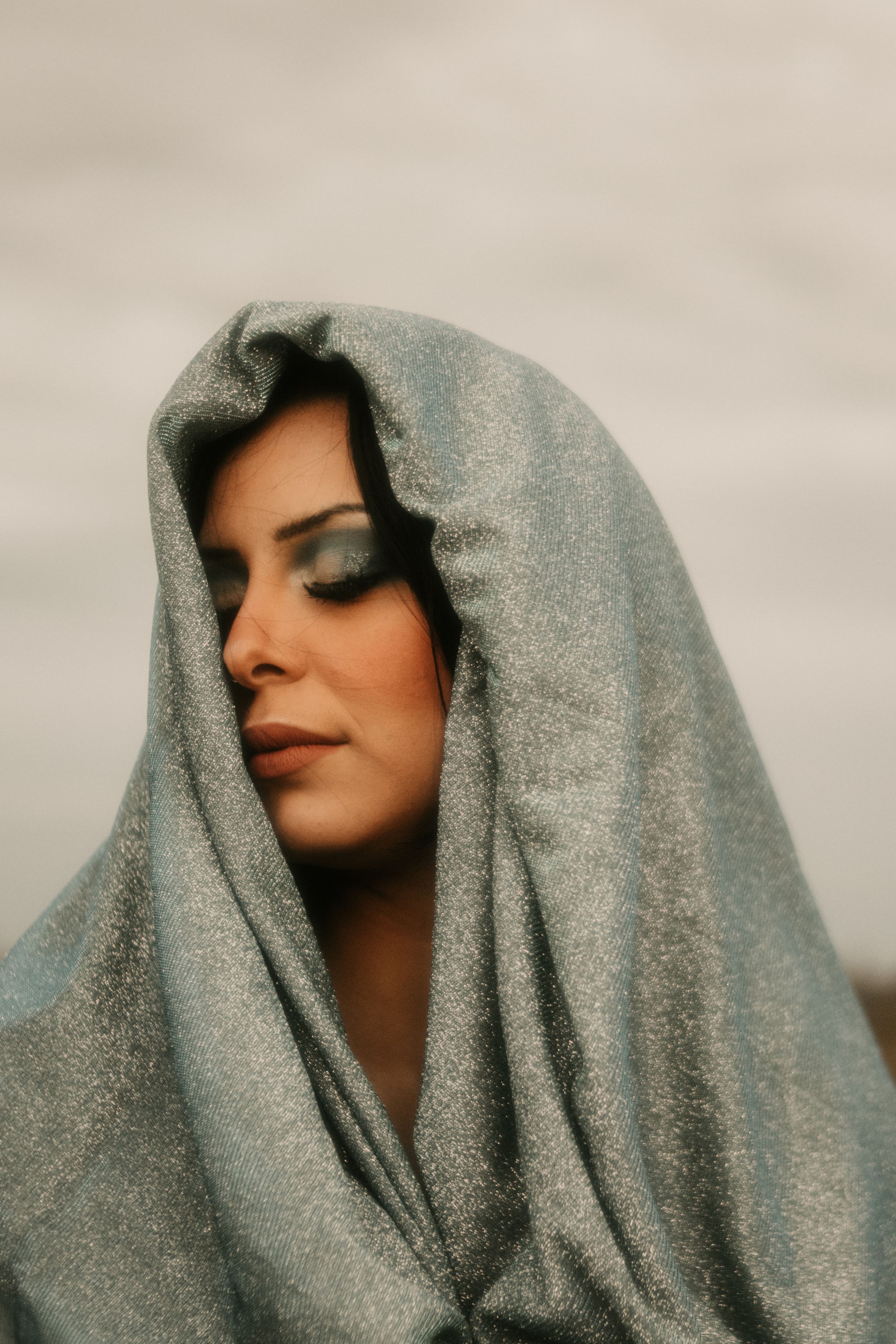 Editorial style photography session captured with warm desert tones in Arizona.