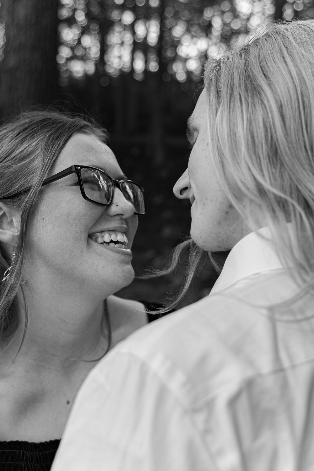 Couple's engagement portrait.