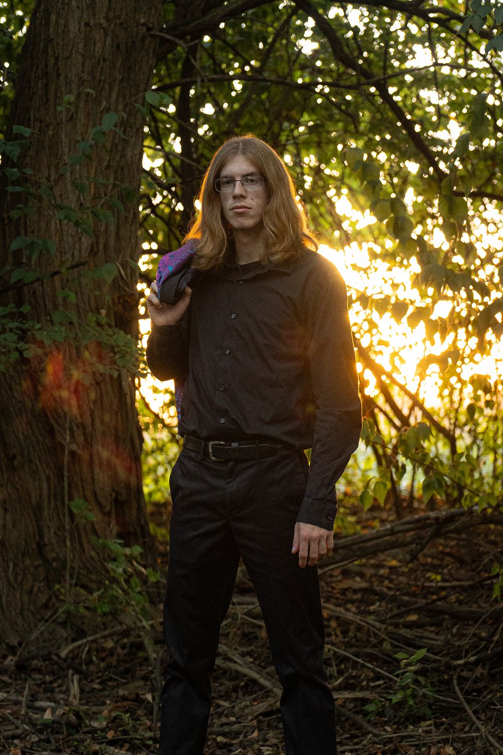 Senior portrait.