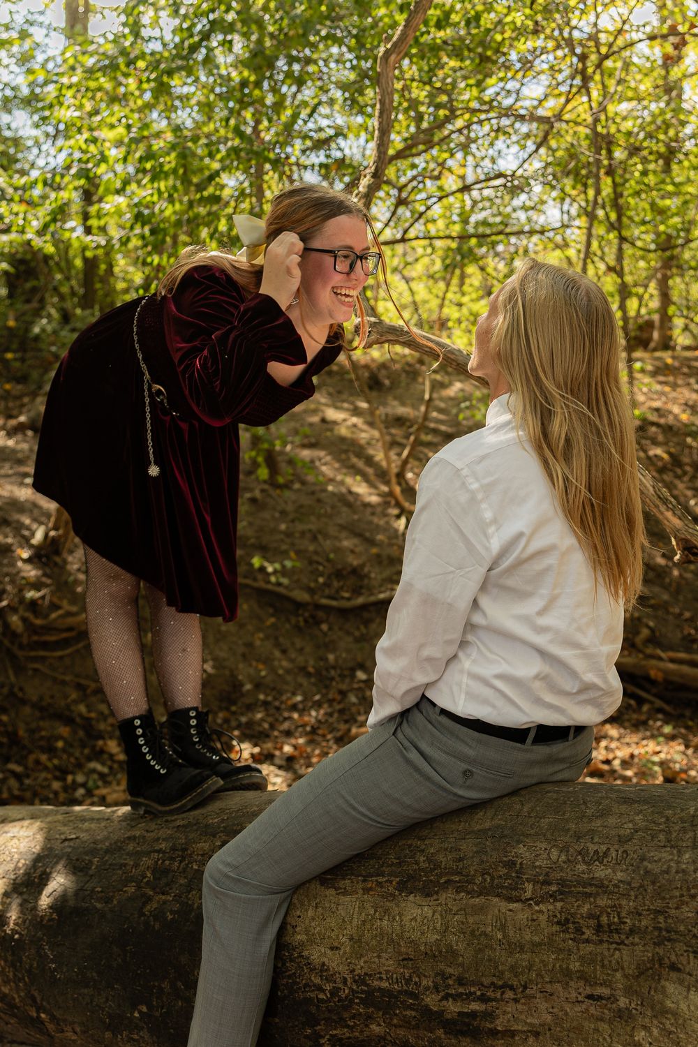 Couple's engagement portrait.