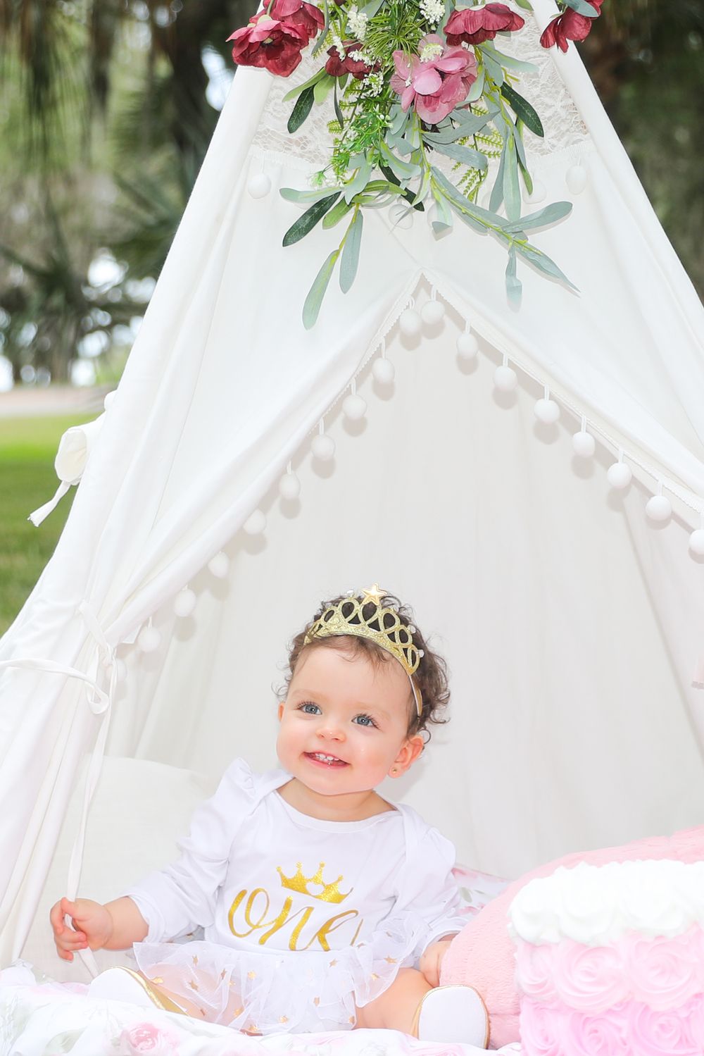 Northwest Arkansas First Birthday Smash Cake Photographer