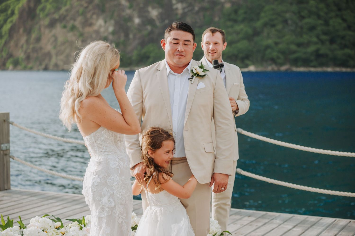 St Lucia wedding photographer captures Vow renewal destination wedding at Sugar Beach Viceroy
