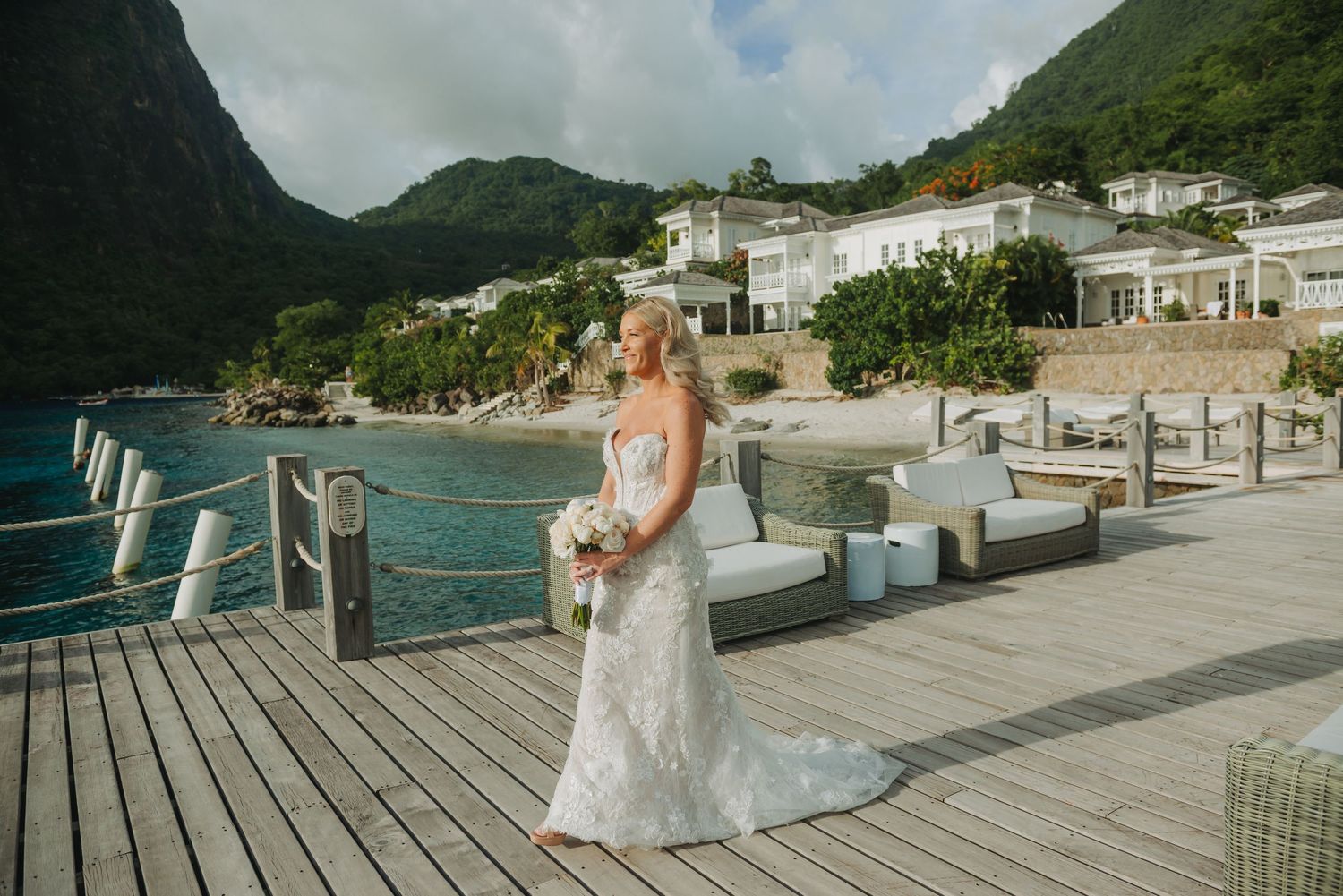 St Lucia wedding photographer captures Vow renewal destination wedding at Sugar Beach Viceroy
