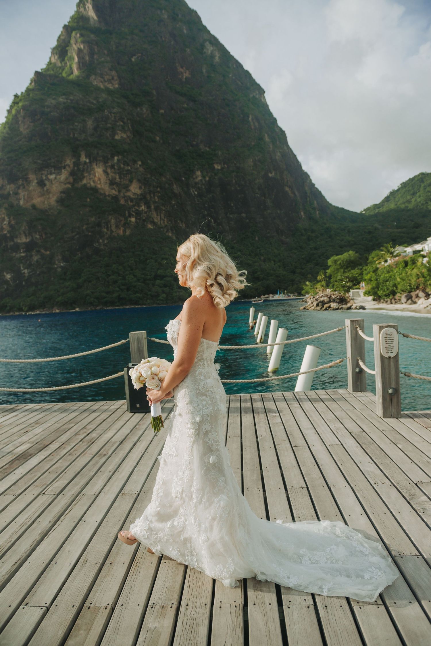 St Lucia wedding photographer captures Vow renewal destination wedding at Sugar Beach Viceroy