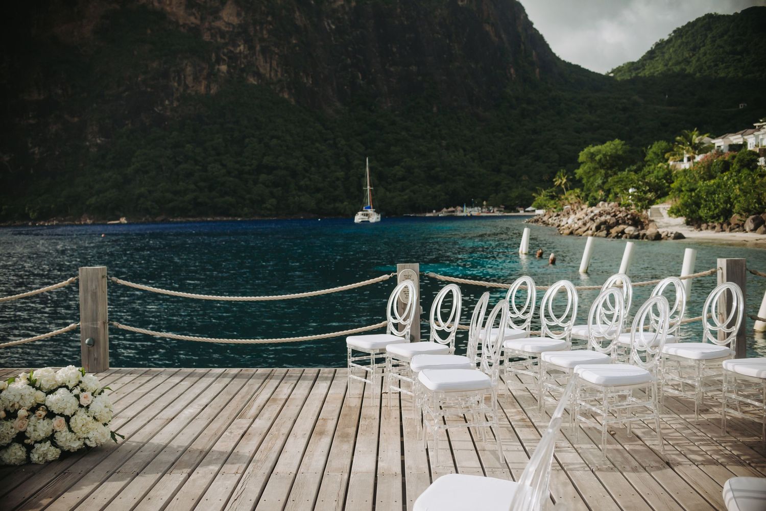 St Lucia wedding photographer captures Vow renewal destination wedding at Sugar Beach Viceroy