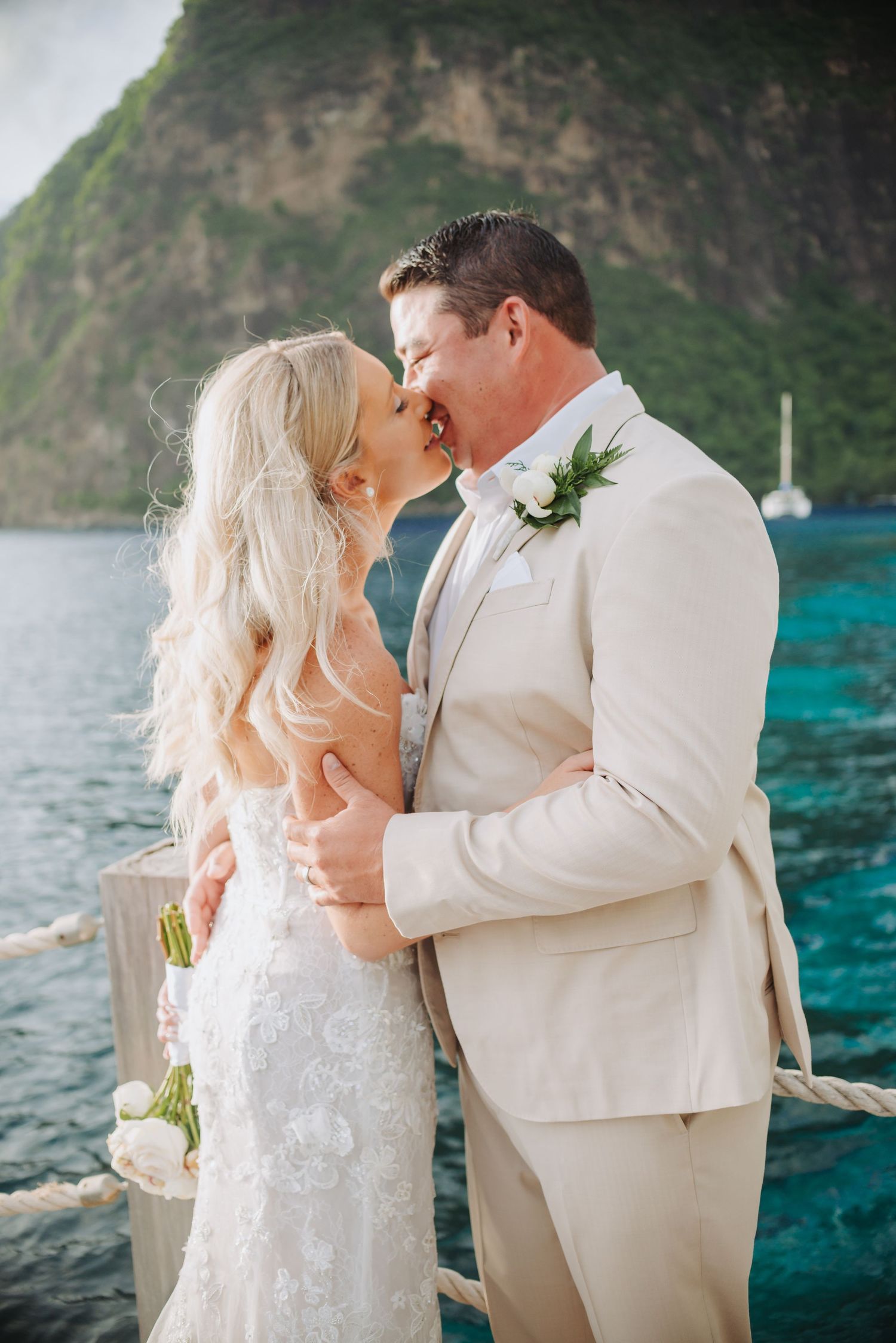 St Lucia wedding photographer captures Vow renewal destination wedding at Sugar Beach Viceroy
