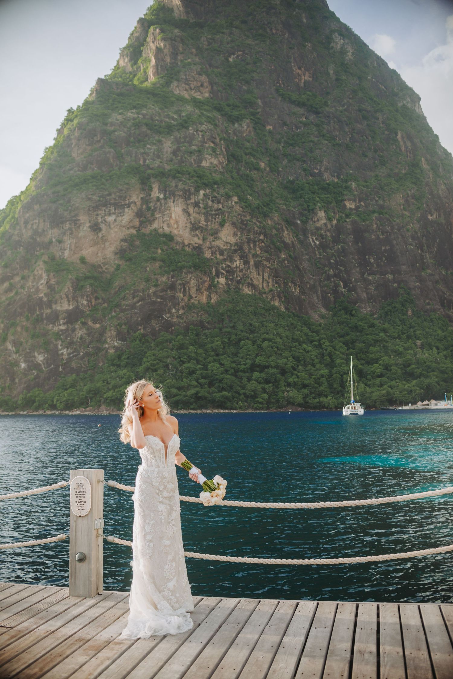 St Lucia wedding photographer captures Vow renewal destination wedding at Sugar Beach Viceroy