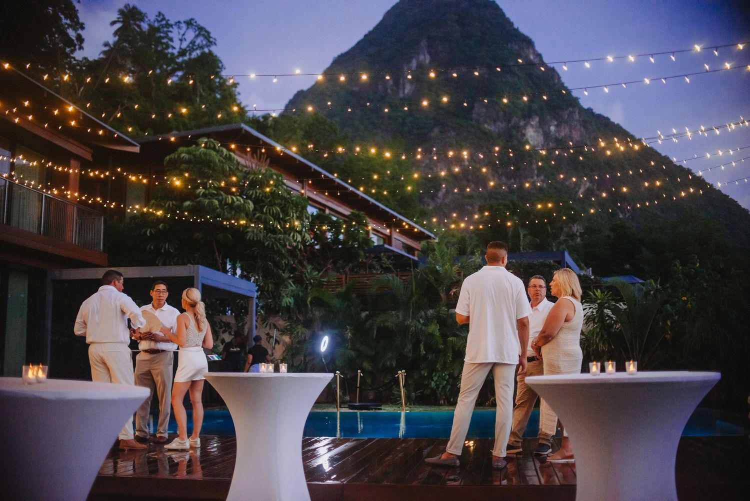St Lucia wedding photographer captures Vow renewal destination wedding at Sugar Beach Viceroy