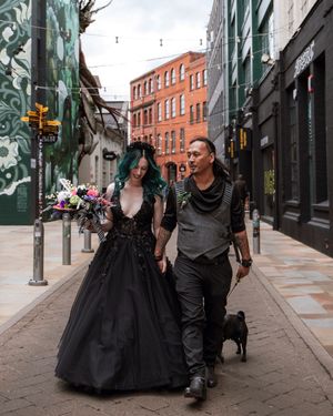 Beetle juice theme wedding
