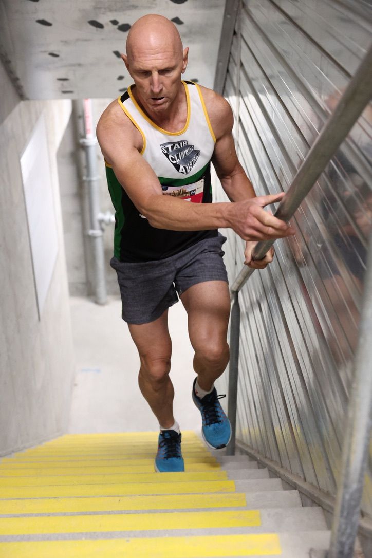 Stair Climb.  Melbourne Sports Photographer.