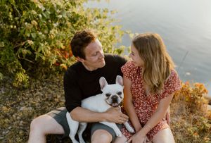 Trenton Ontario, Engagement Session, Belleville Photographer, Wedding Photographer, Elopement Photographer, Frenchies, Dog Photography