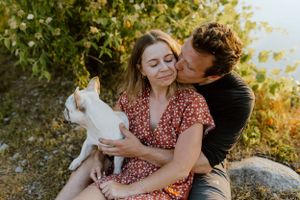 Trenton Ontario, Engagement Session, Belleville Photographer, Wedding Photographer, Elopement Photographer, Frenchies, Dog Photography