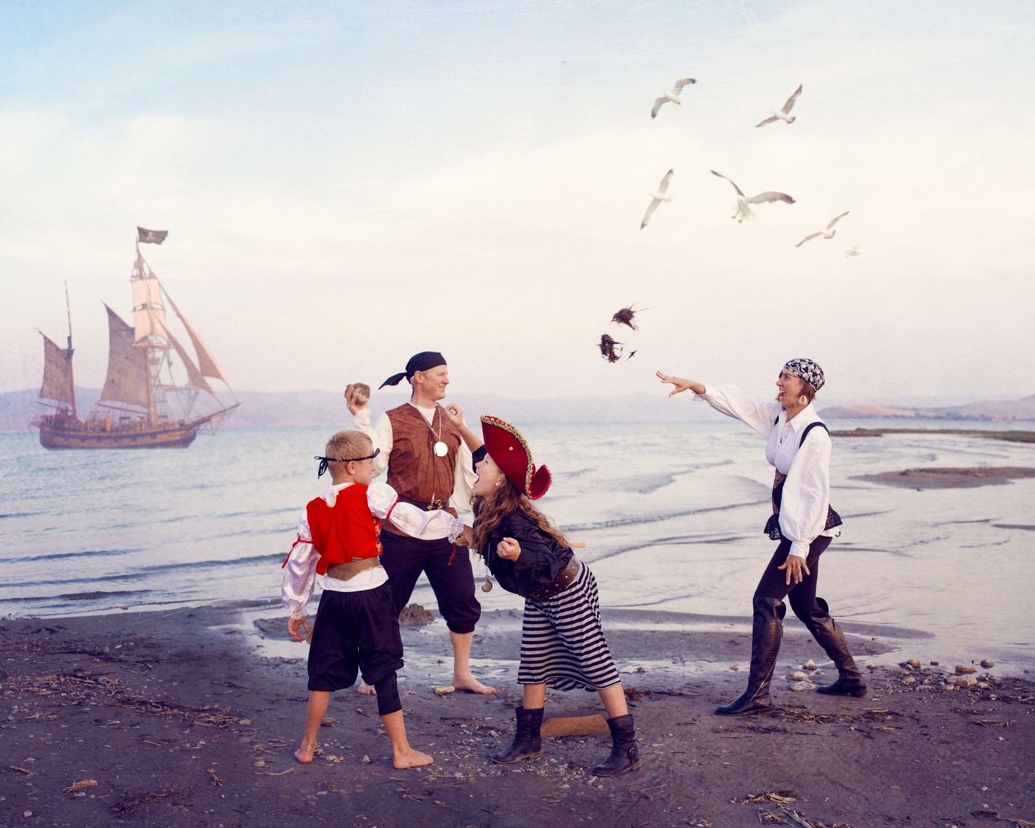 pirate family pictures at bear lake