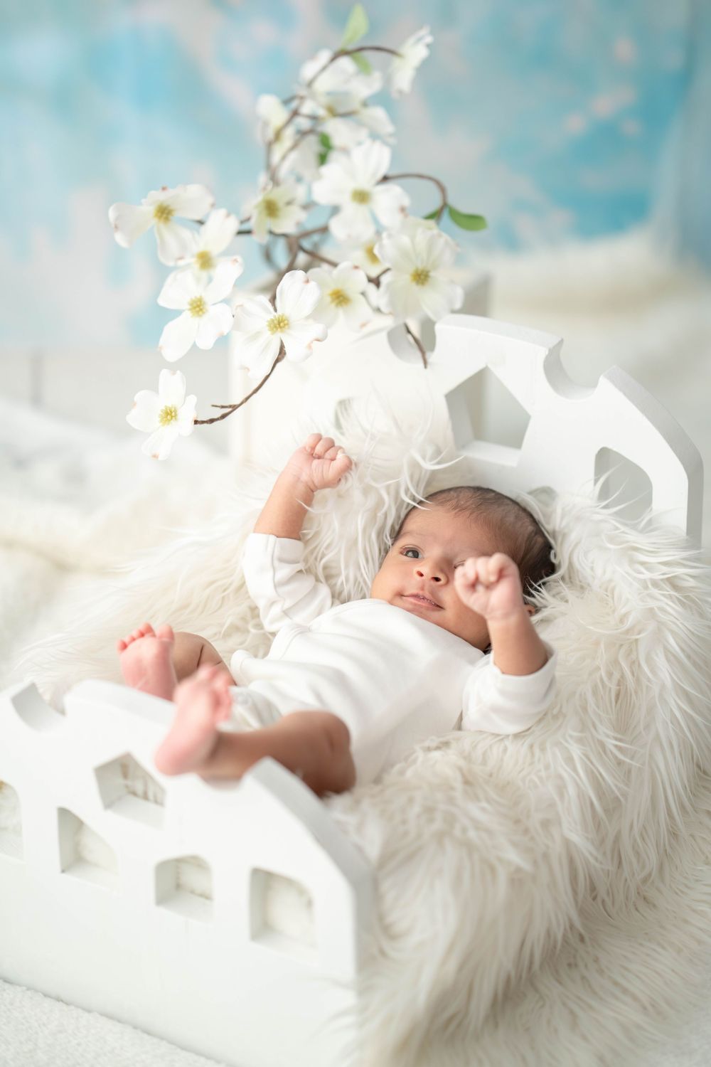 Newborn baby boy sleeping peacefully – studio photography by Photo Kids, Hyderabad