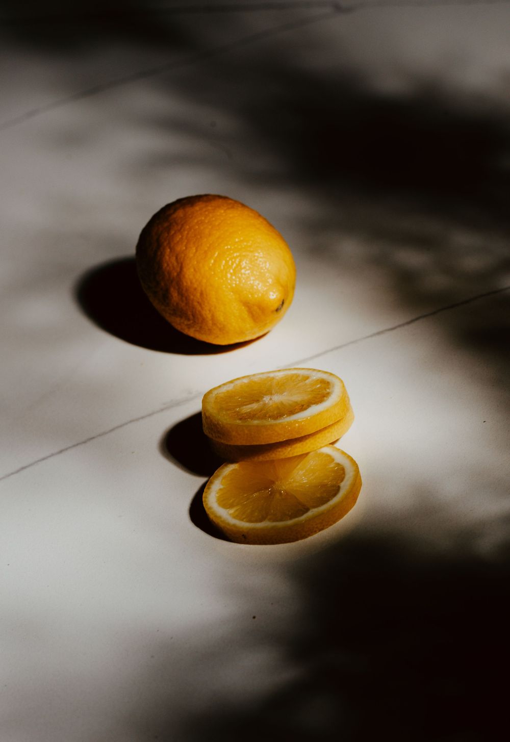 Lemon mint water; test product styled photoshoot