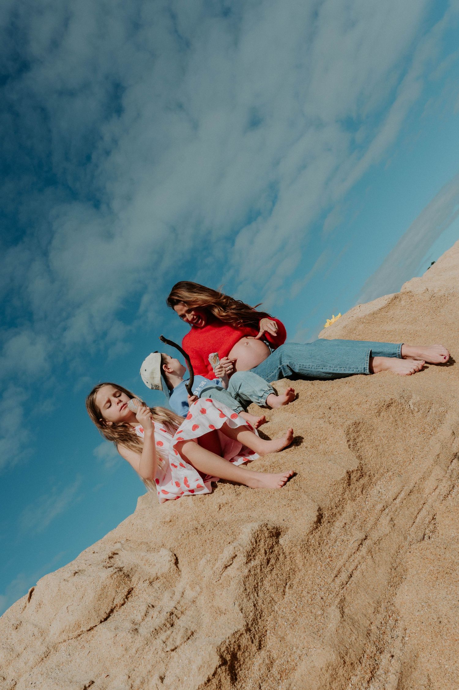 Brisbane and Sunshine Coast #1 Family Photographer Maternity Photography number 1 Caloundra Maroochydore North Lakes beach shoot full sun