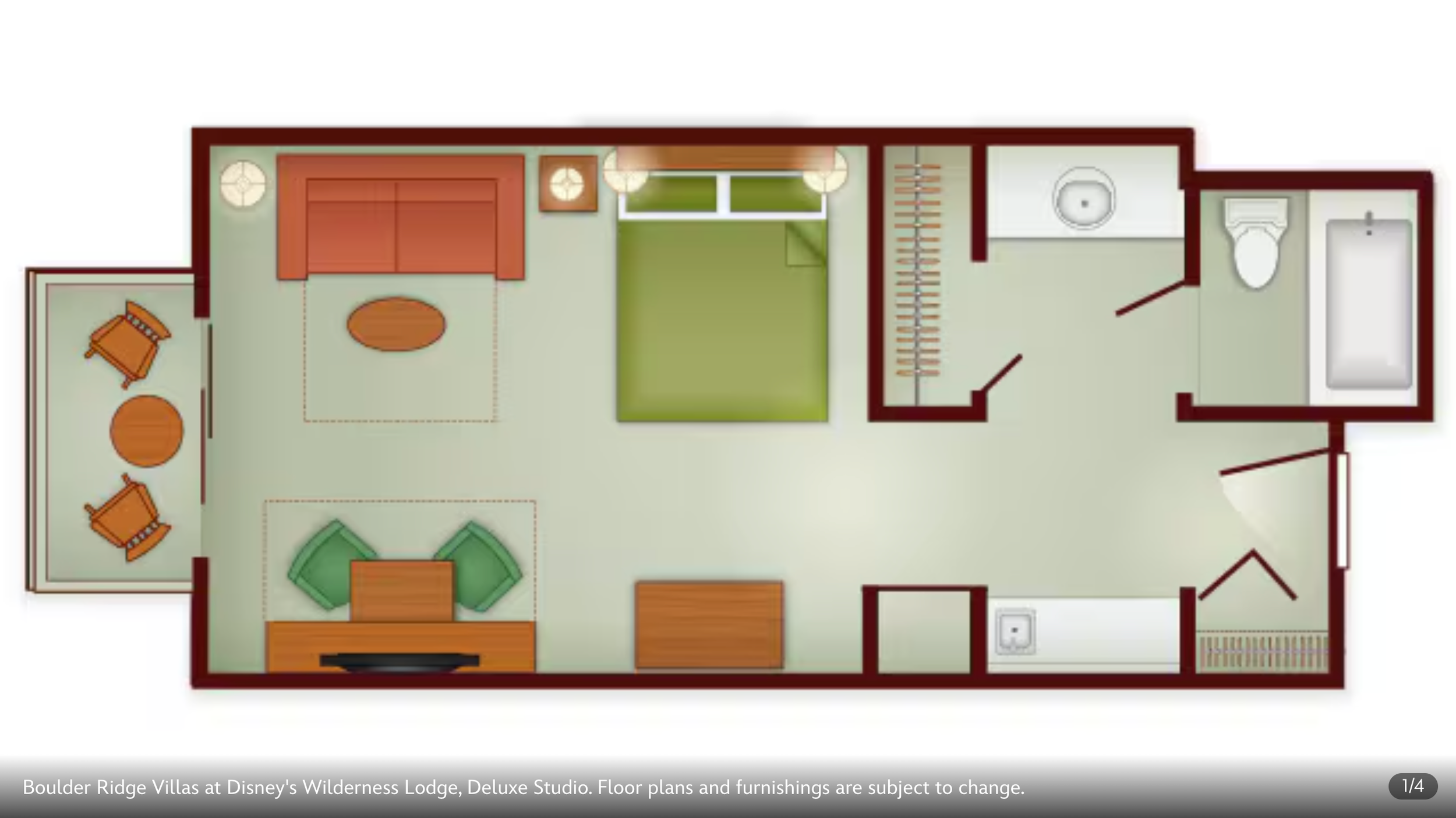 Detailed architectural floor plan showing apartment layout with furniture placement and room dimensions.