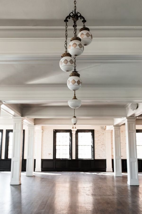 Open hall at the Mason Dallas, a Dallas wedding venue
