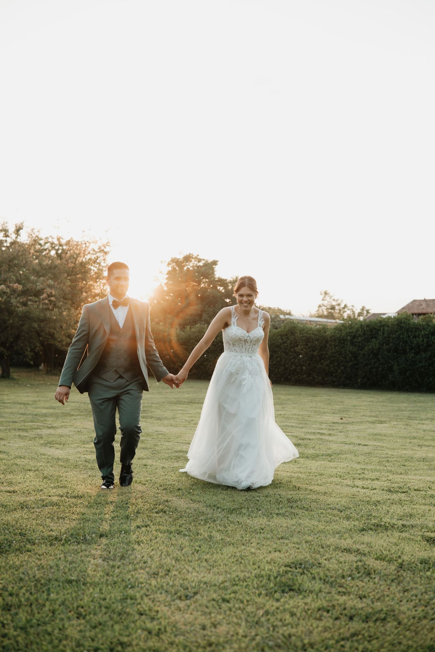 wedding party fotografo torino matrimonio shooting tramonto golden hour