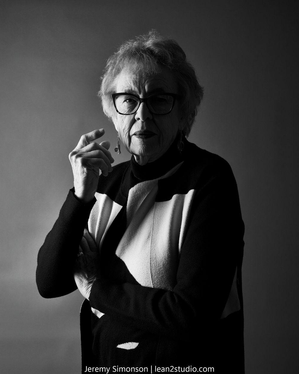 A dramatic black and white photo series shows someone sipping from a white coffee cup in moody lighting.