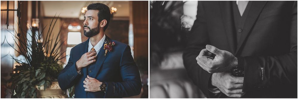 A collection of black and white professional business photos showing people in formal attire in various office settings.