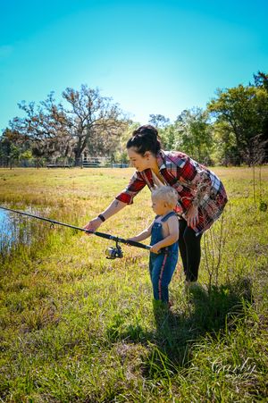 A sequence of photos showing someone foraging or gathering plants in a sunny meadow with tall grass.