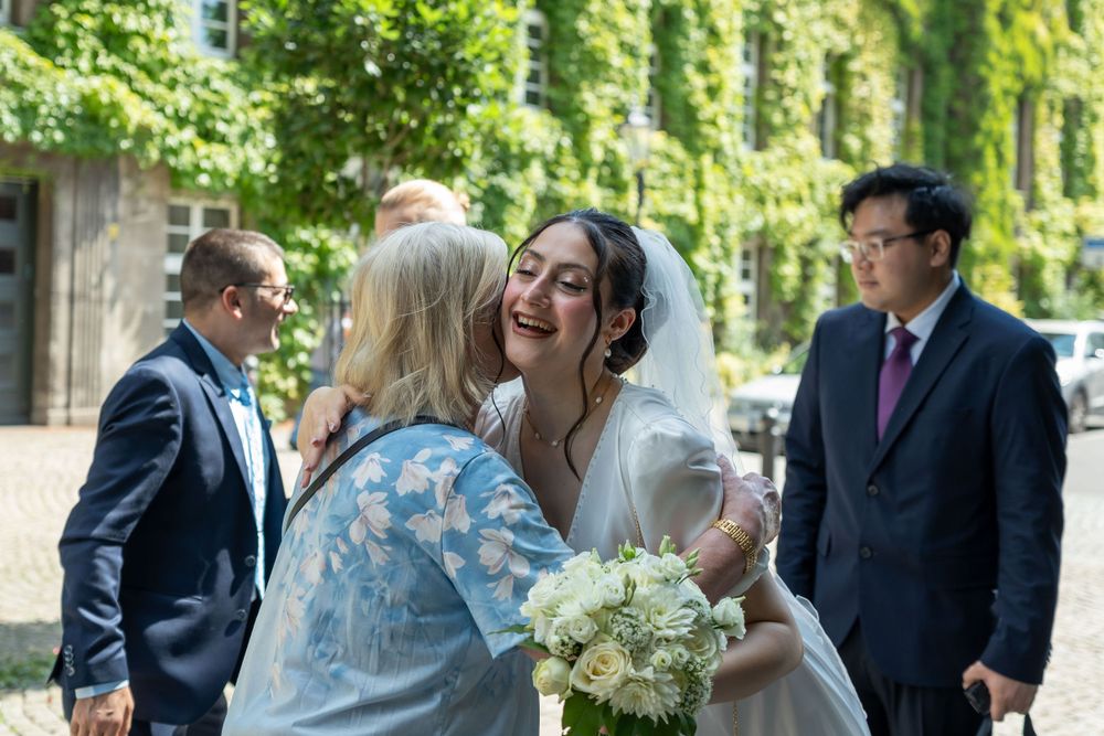 Hochzeitsfotograf Berlin - Standesamtliche Hochzeit in Berlin Spandau Empfang der Gäste