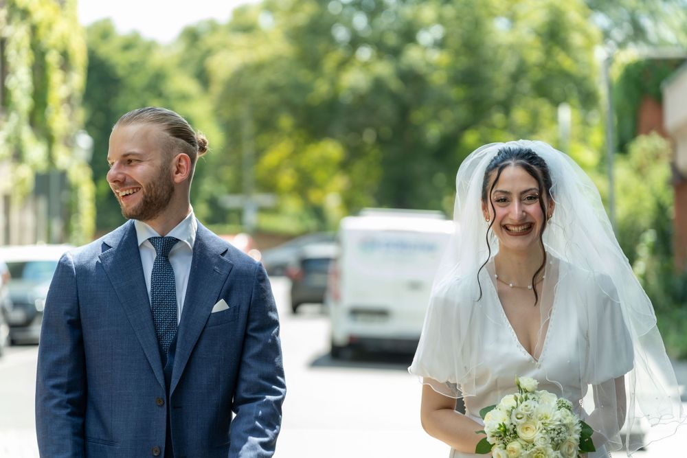 Hochzeitsfotograf Berlin - Standesamtliche Hochzeit in Berlin Spandau Empfang der Gäste