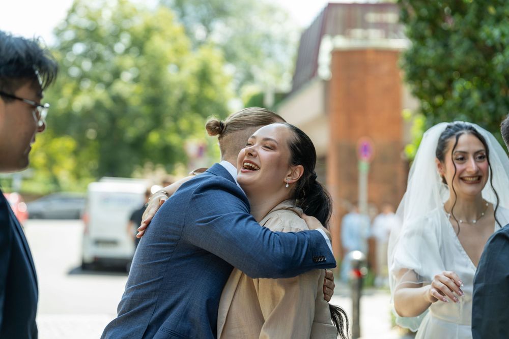 Hochzeitsfotograf Berlin - Standesamtliche Hochzeit in Berlin Spandau Empfang der Gäste