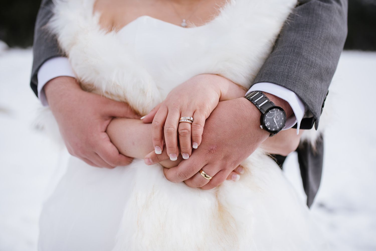 Lake Louise winter wedding